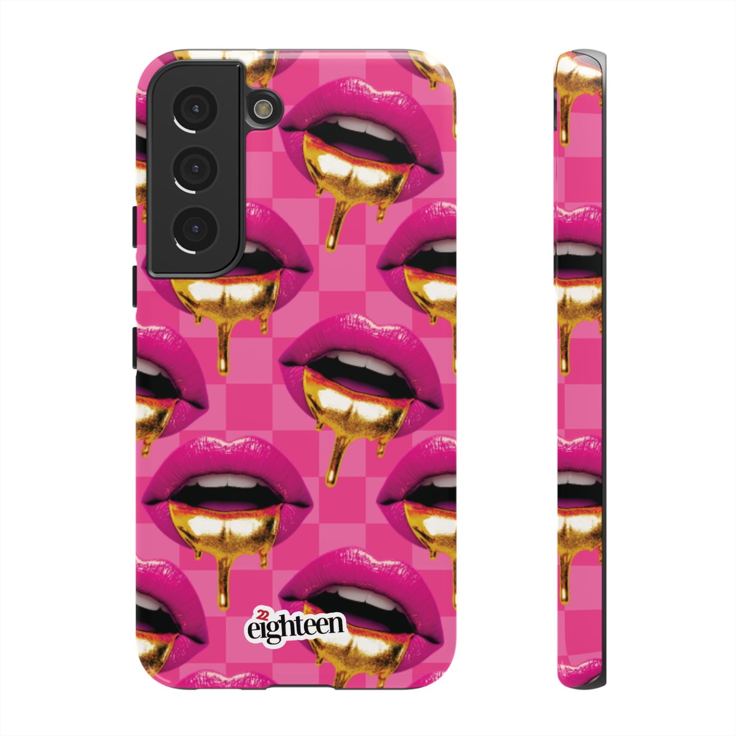 Pink Ms Pouty Tough Phone Case
