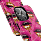 Pink Ms Pouty Tough Phone Case