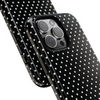 Black Dotty Tough Phone Case
