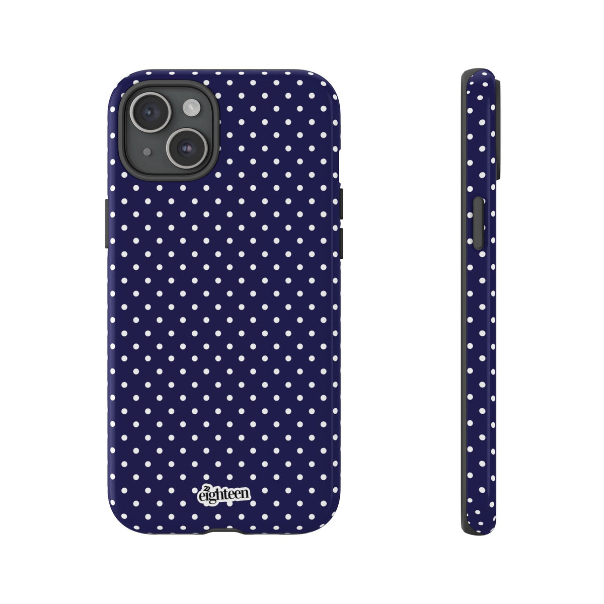 Deep Blue Dotty Phone Case