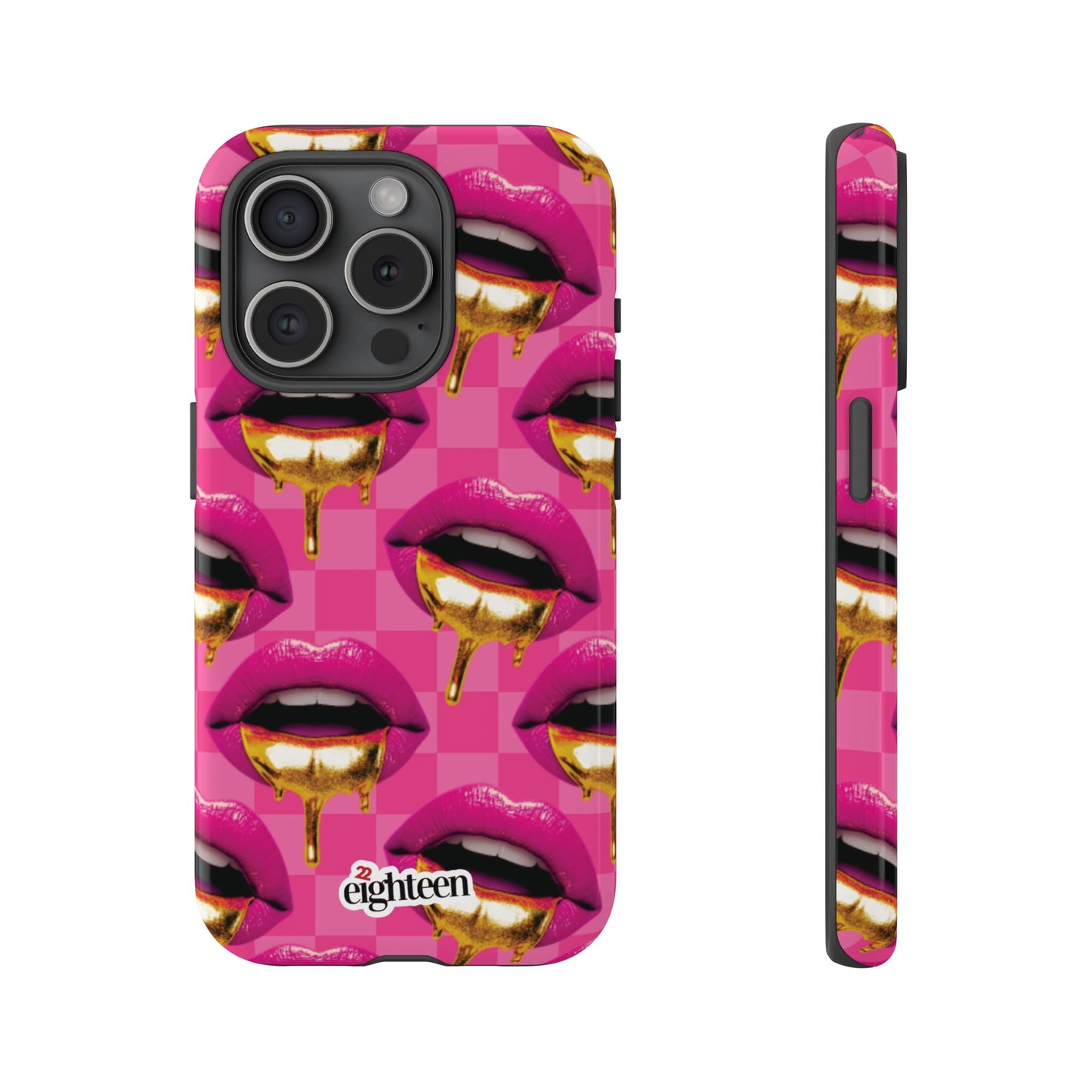 Pink Ms Pouty Tough Phone Case
