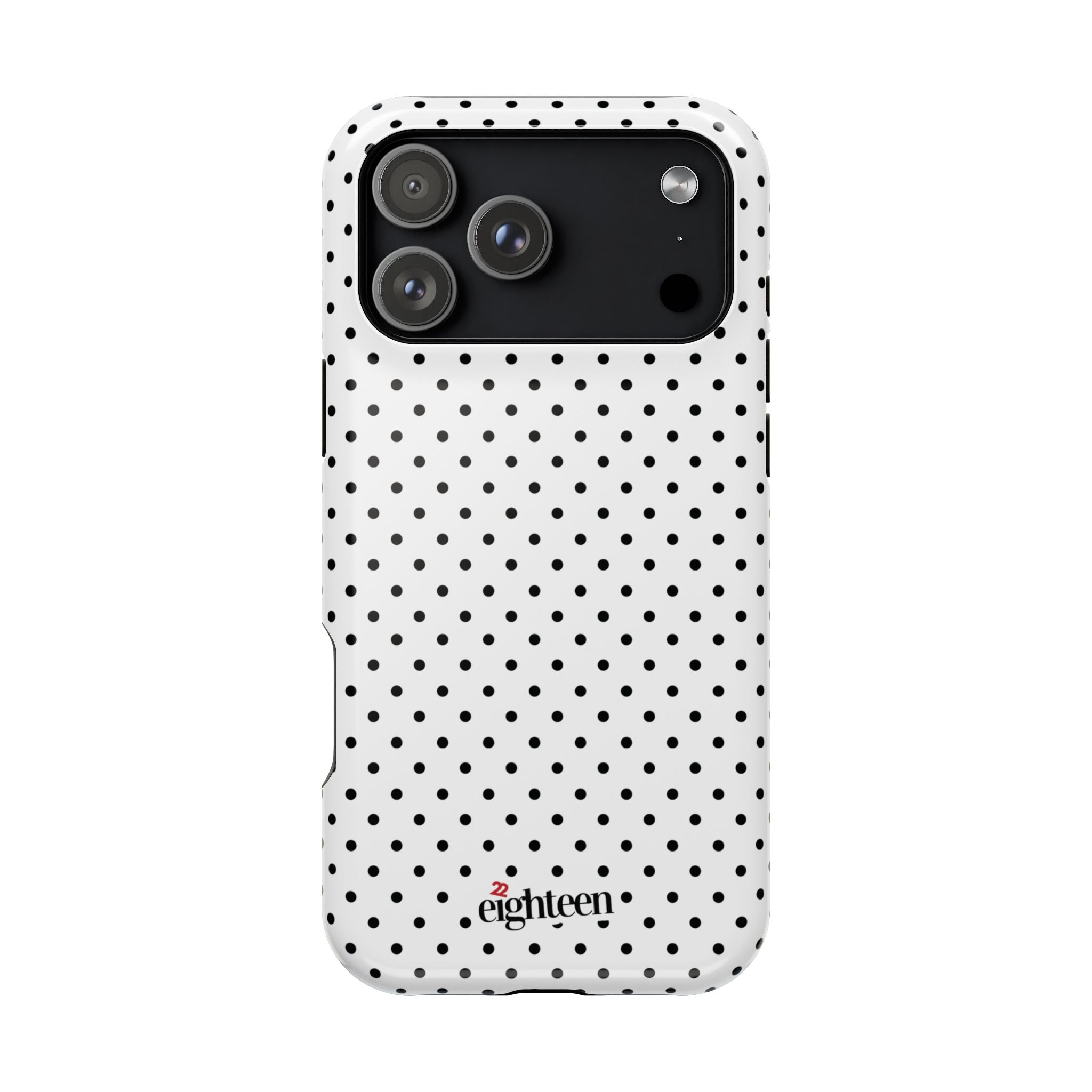 White Dotty MagSafe Phone Case