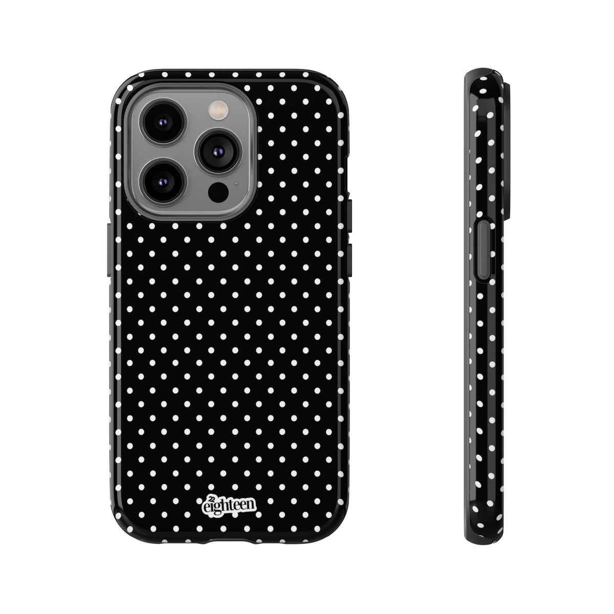 Black Dotty Phone Case