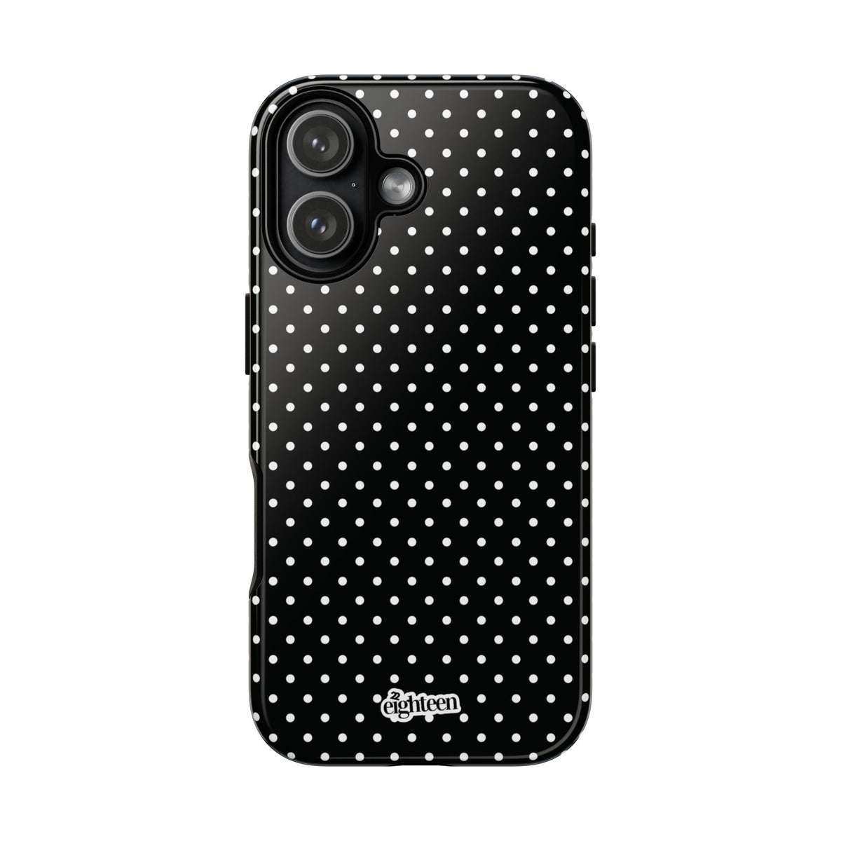 Black Dotty Phone Case