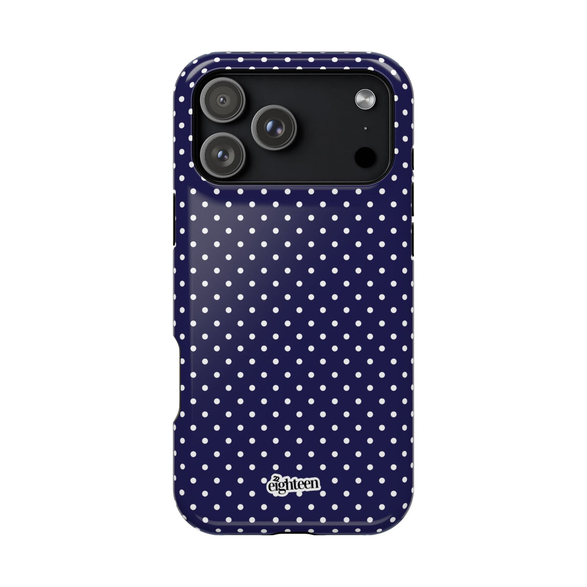 Deep Blue Dotty MagSafe Phone Case