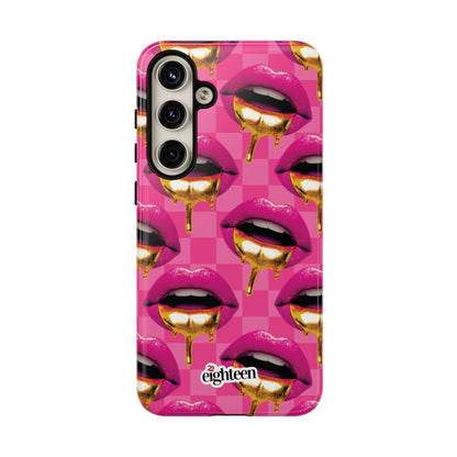 Pink Ms Pouty Tough Phone Case