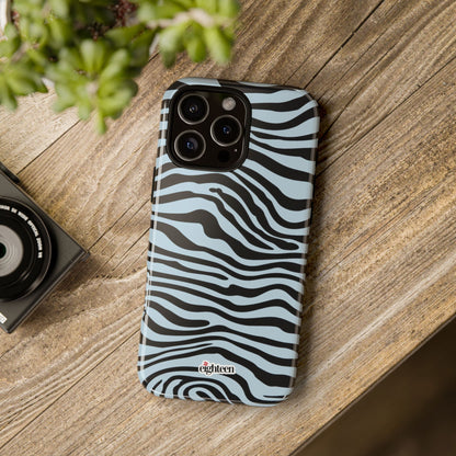 Blue Saharan Stripe Tough Phone Case
