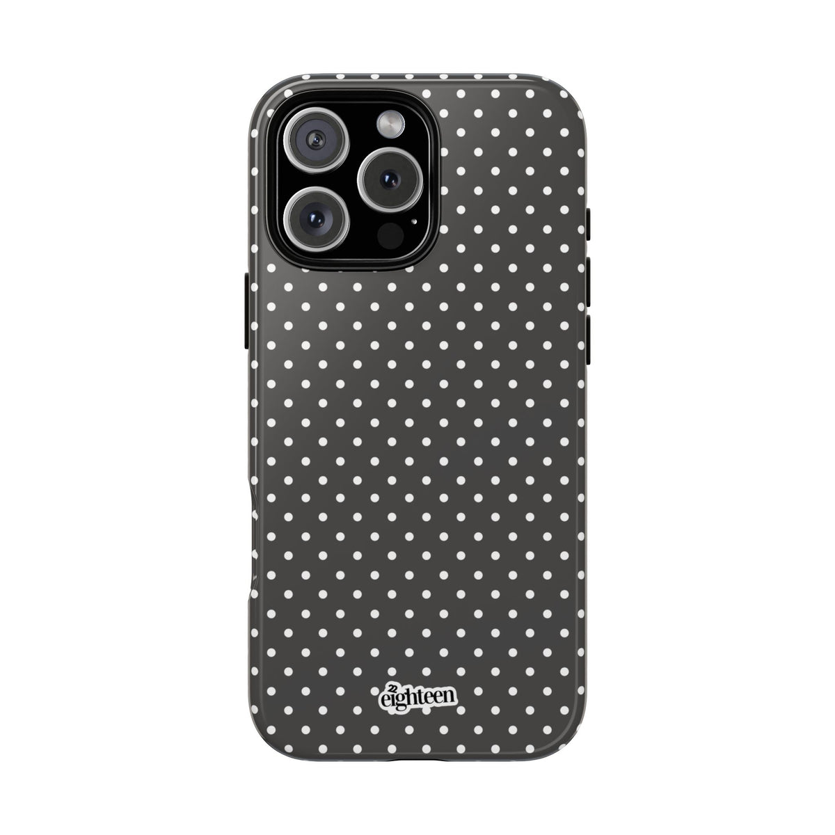 Charcoal Dotty Phone Case