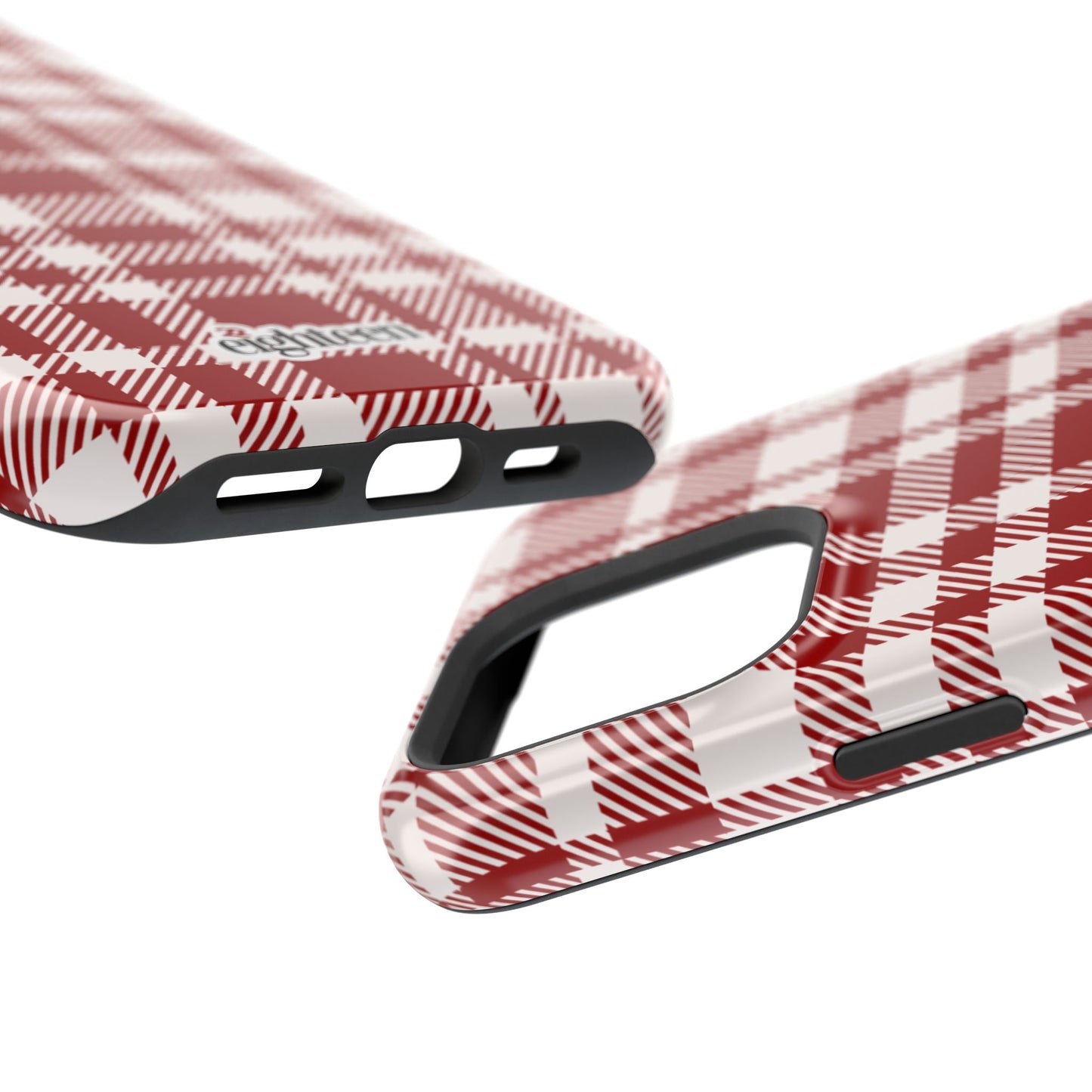 Crimson & Cream Sorority Plaid MagSafe Tough Case