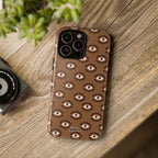 Brown Gaze Tough Phone Case