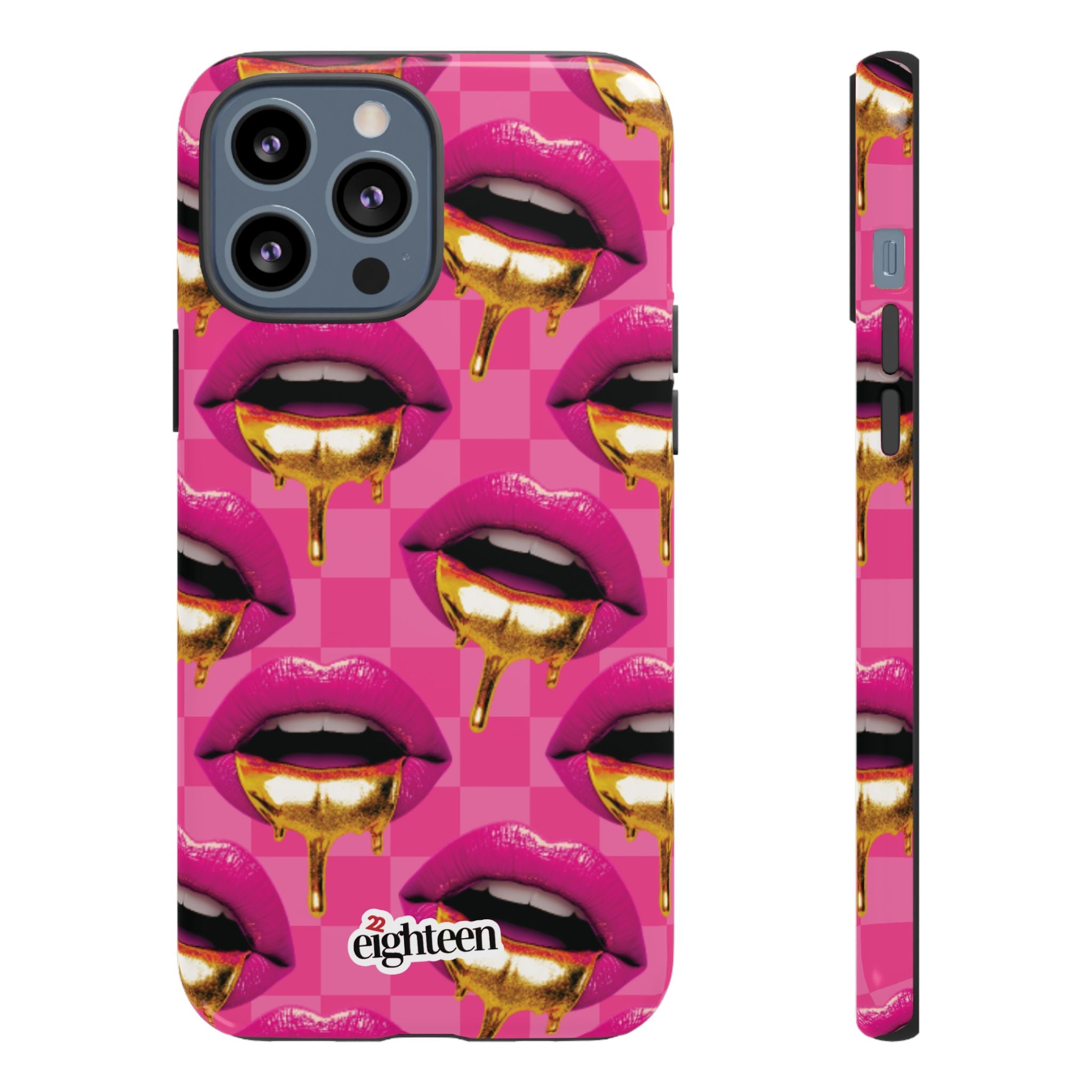 Pink Ms Pouty Tough Phone Case