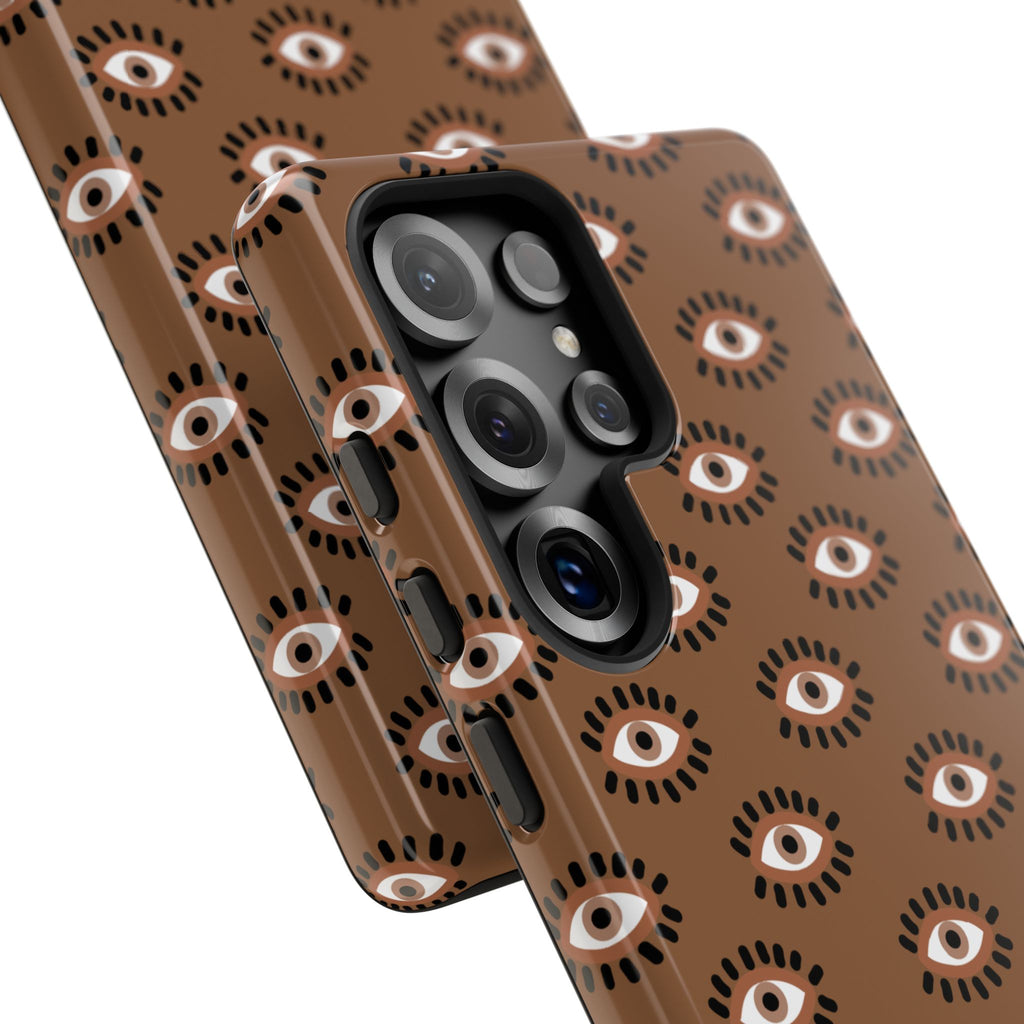 Brown Gaze Tough Phone Case