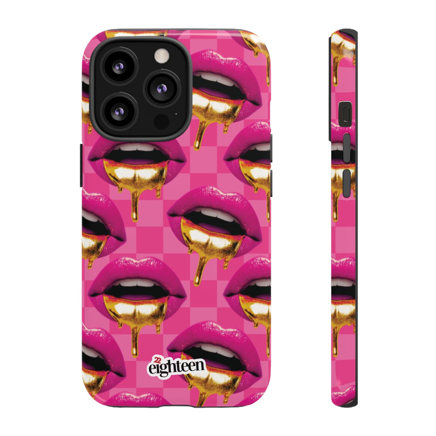 Pink Ms Pouty Tough Phone Case