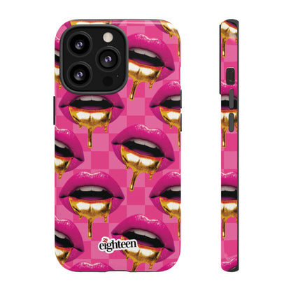 Pink Ms Pouty Tough Phone Case