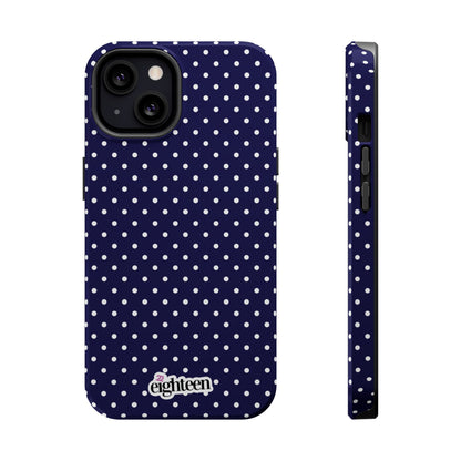 Deep Blue Dotty MagSafe Tough Case