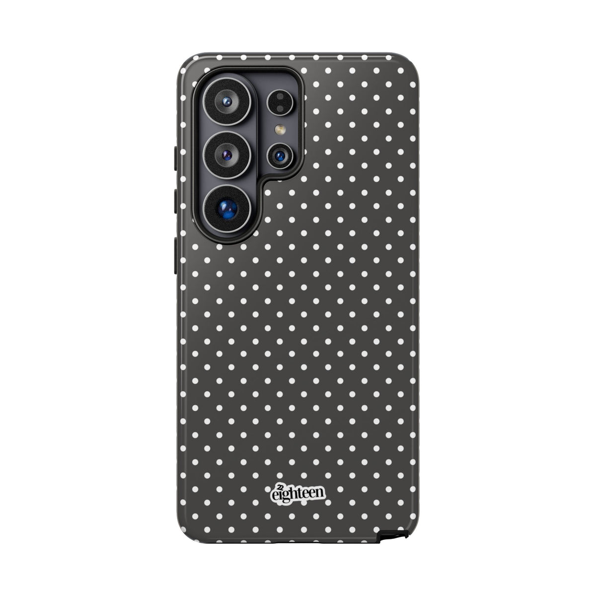Charcoal Dotty Phone Case