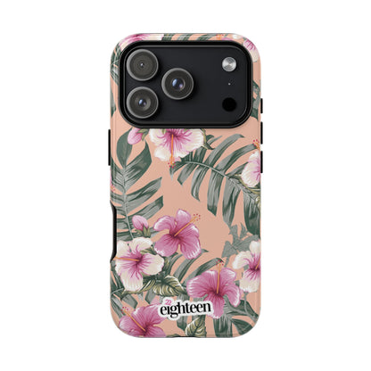 Hibiscus Haze Tough Phone Case