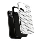 White Dotty Phone Case