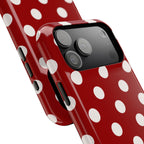 Crimson & Cream Dot Theory MagSafe Phone Case