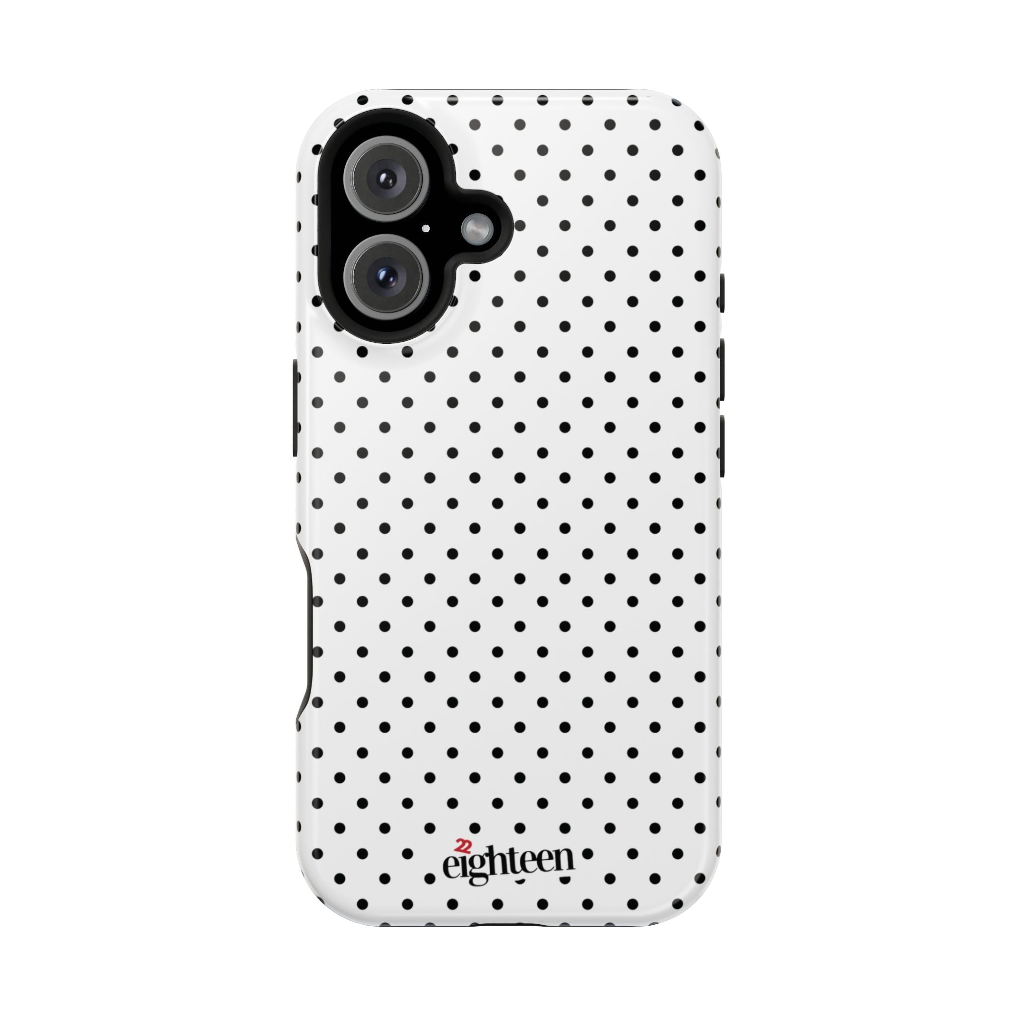 White Dotty MagSafe Phone Case