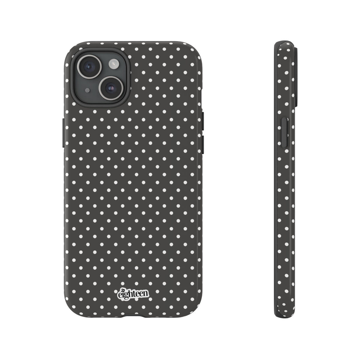 Charcoal Dotty Phone Case