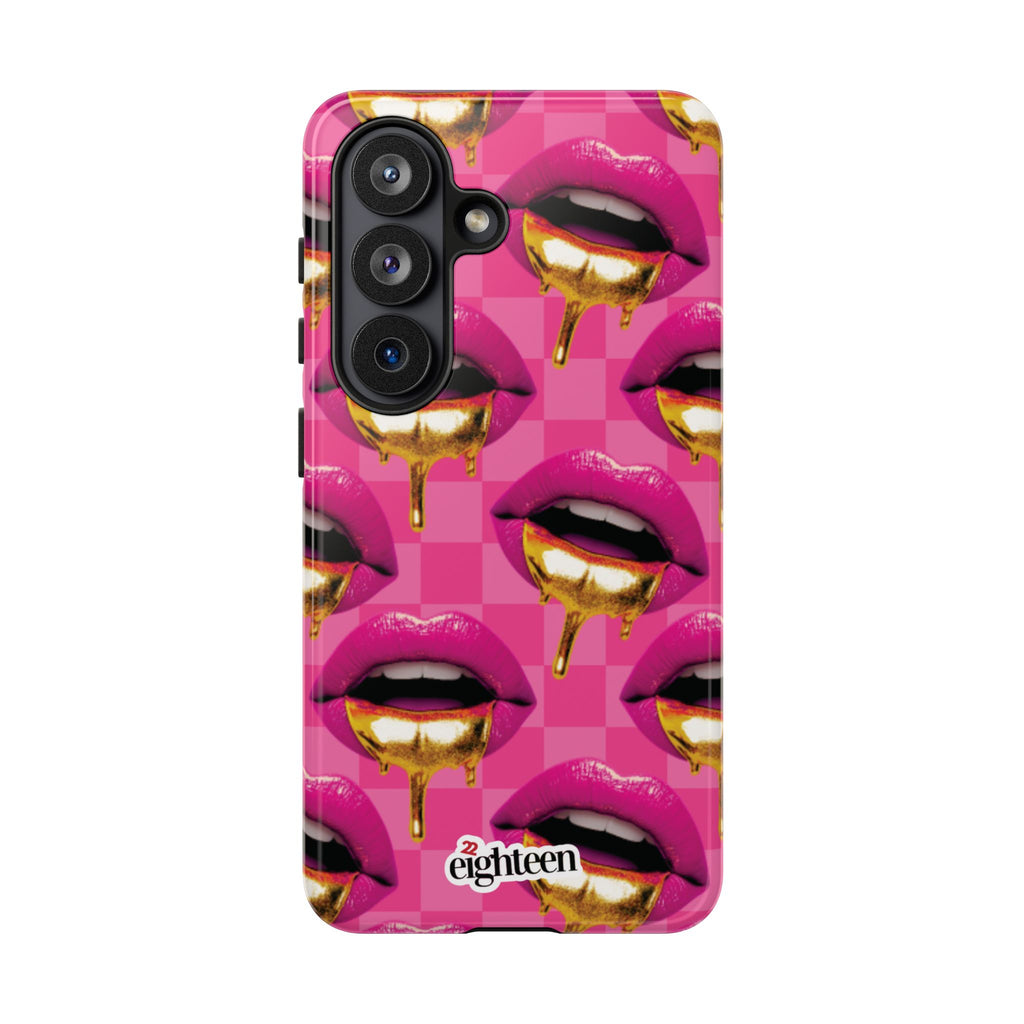 Pink Ms Pouty Tough Phone Case