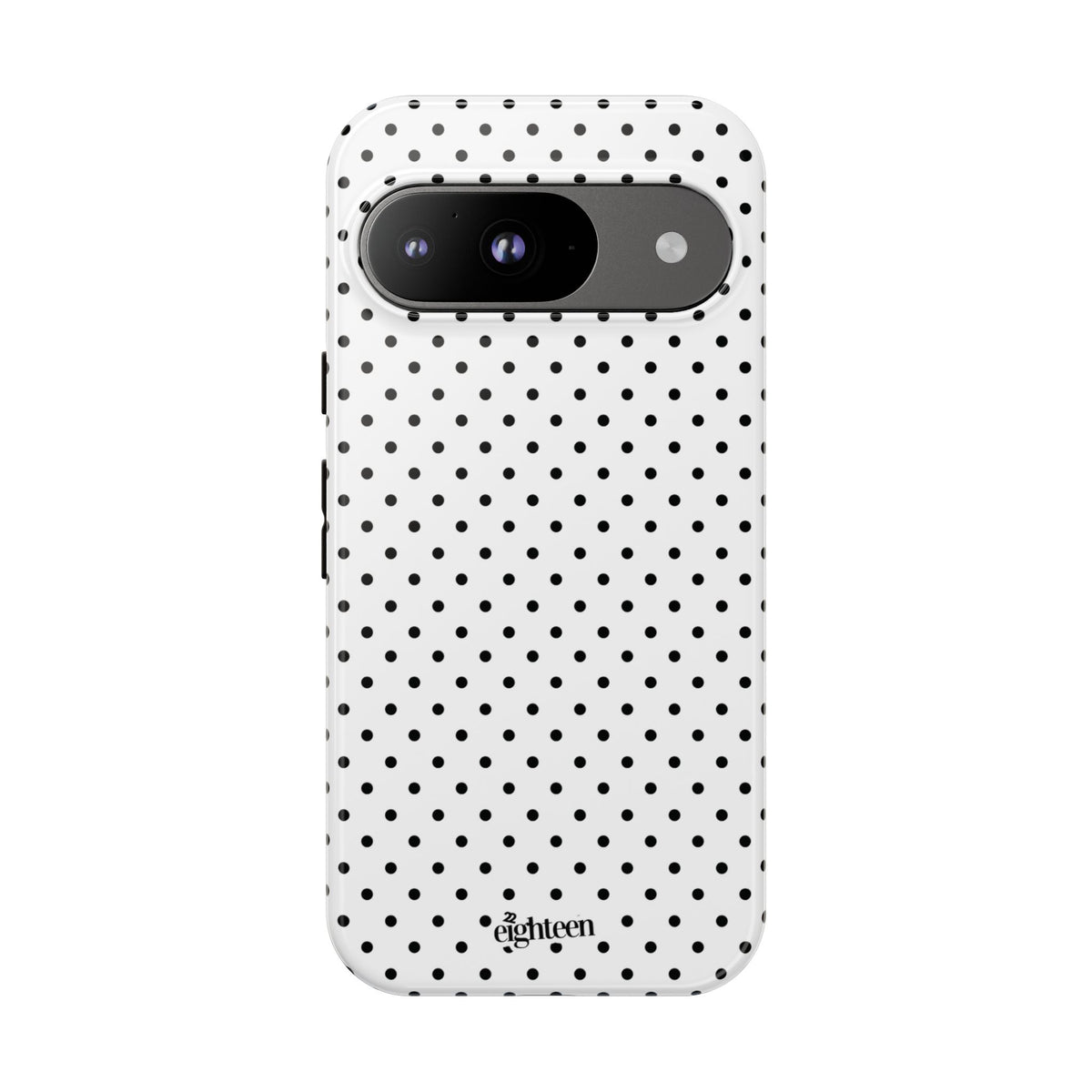 White Dotty Phone Case