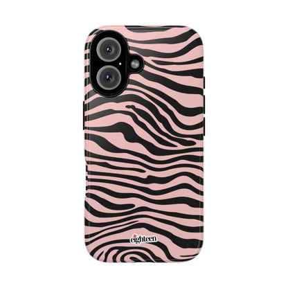 Pink Saharan Stripe Tough Phone Case