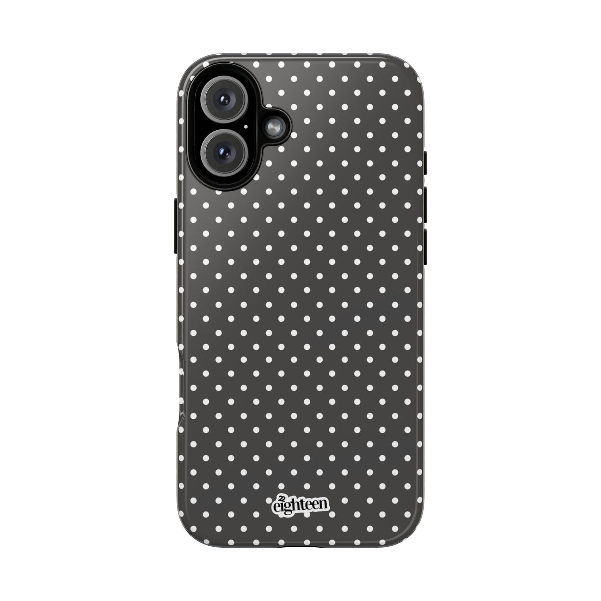 Charcoal Dotty Phone Case