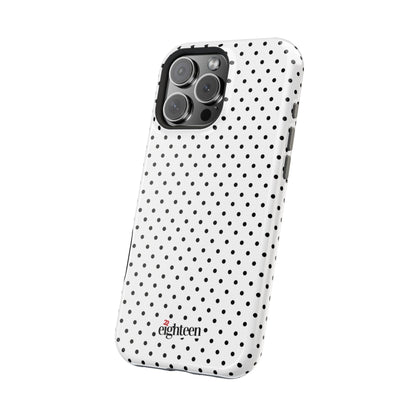 White Dotty MagSafe Tough Case