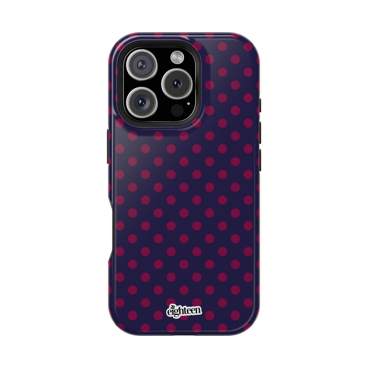 Night Blue & Burgundy Dot Theory MagSafe Tough Case