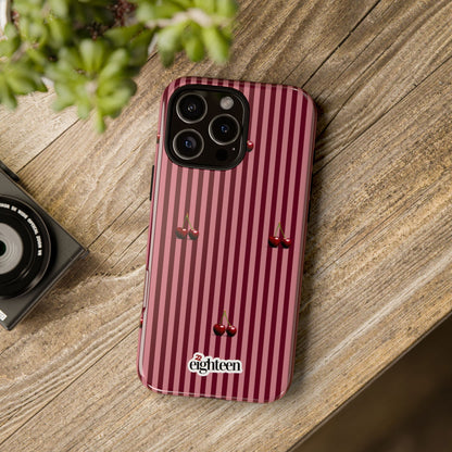 Dark Cherry Tough Phone Case