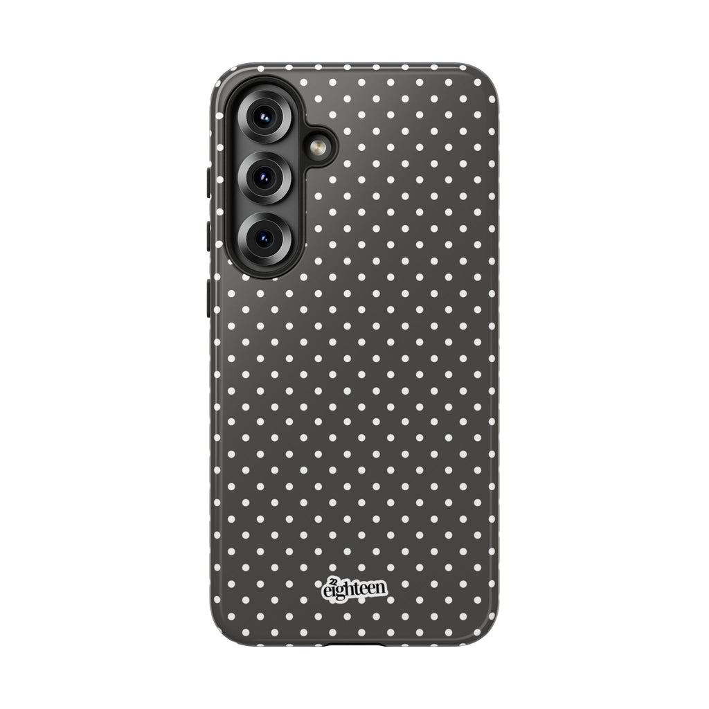 Charcoal Dotty Phone Case