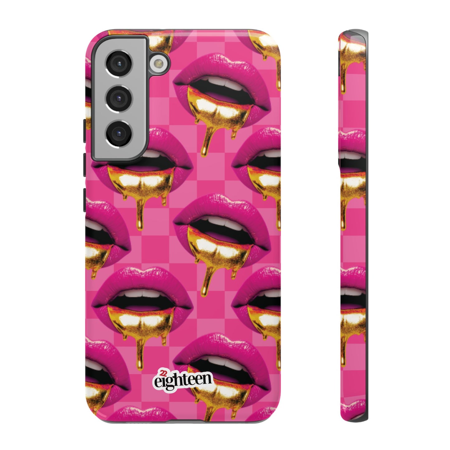 Pink Ms Pouty Tough Phone Case
