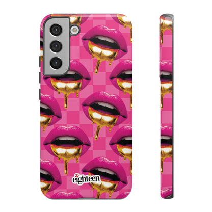 Pink Ms Pouty Tough Phone Case
