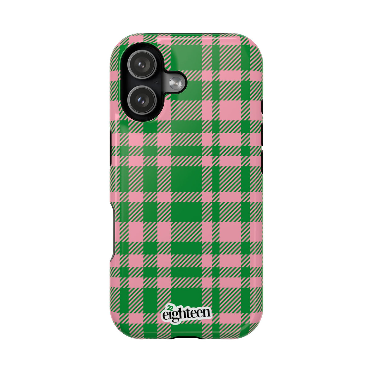 Pink Salmon & Apple Green Interlude MagSafe Phone Case