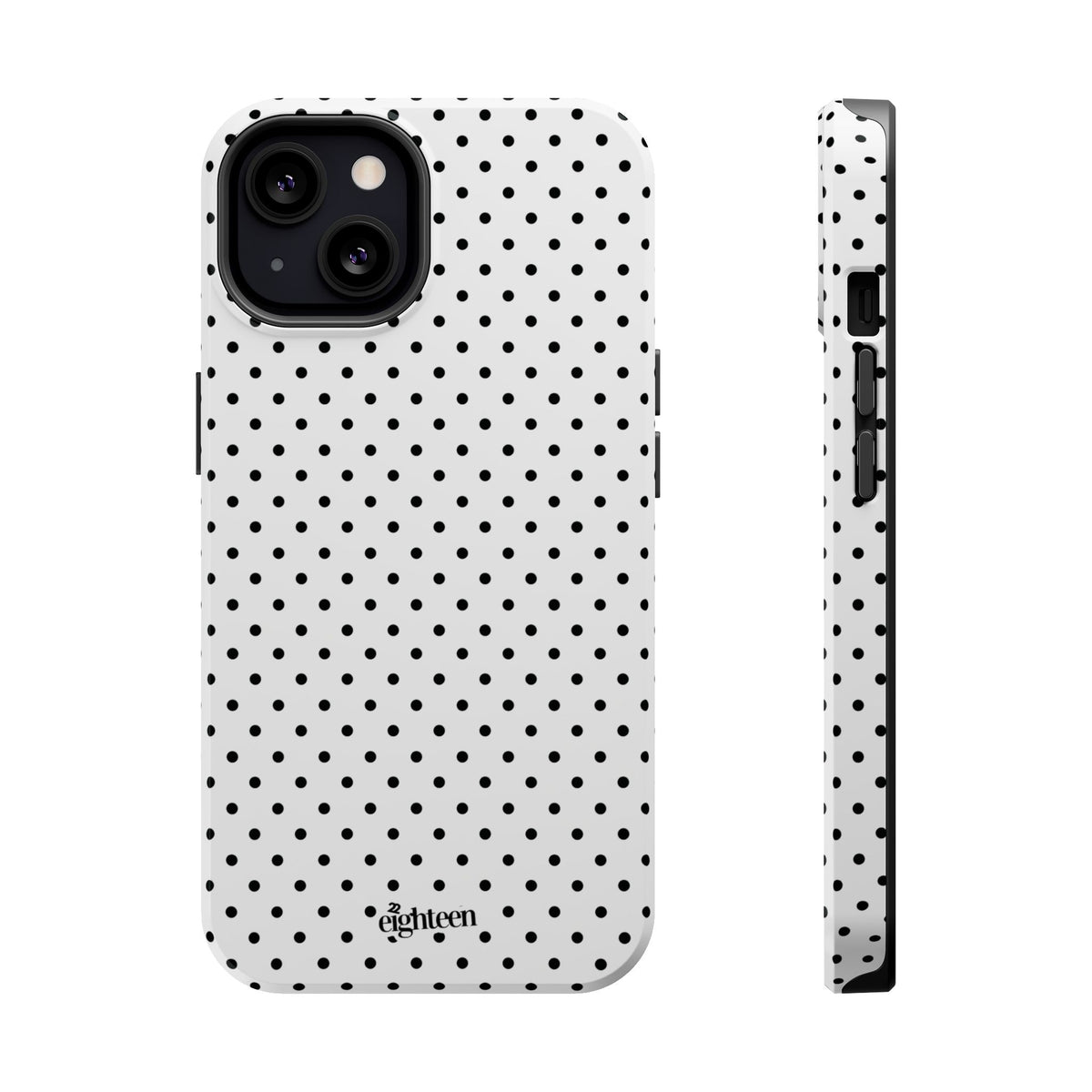 White Dotty MagSafe Phone Case