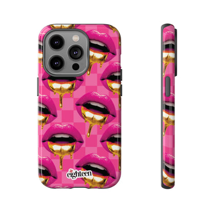 Pink Ms Pouty Tough Phone Case