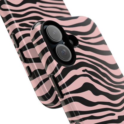 Pink Saharan Stripe Tough Phone Case