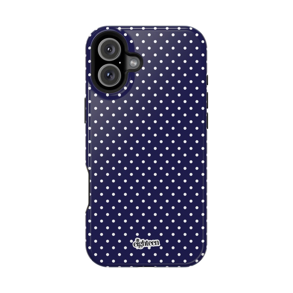 Deep Blue Dotty MagSafe Phone Case