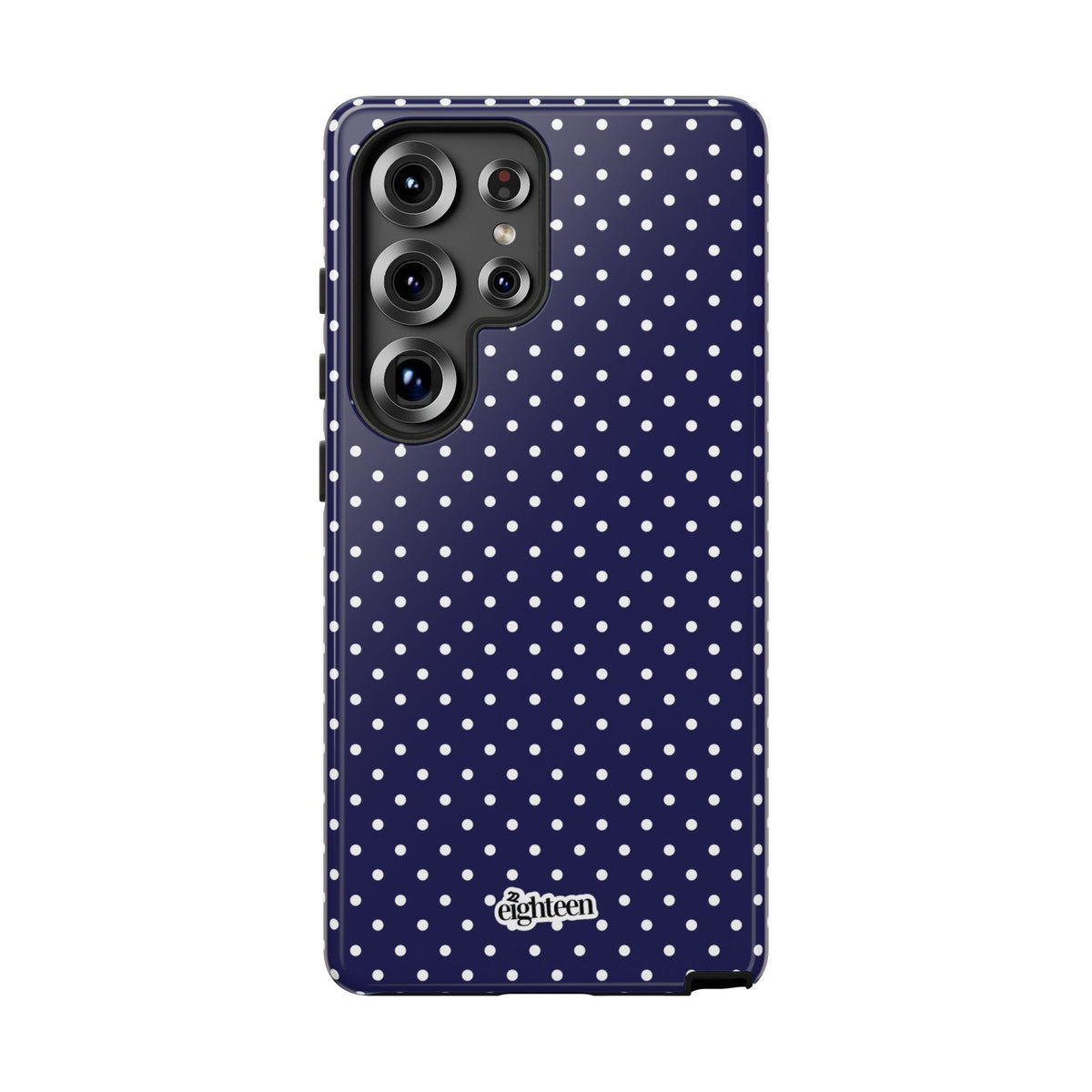 Deep Blue Dotty Phone Case