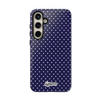 Deep Blue Dotty Phone Case