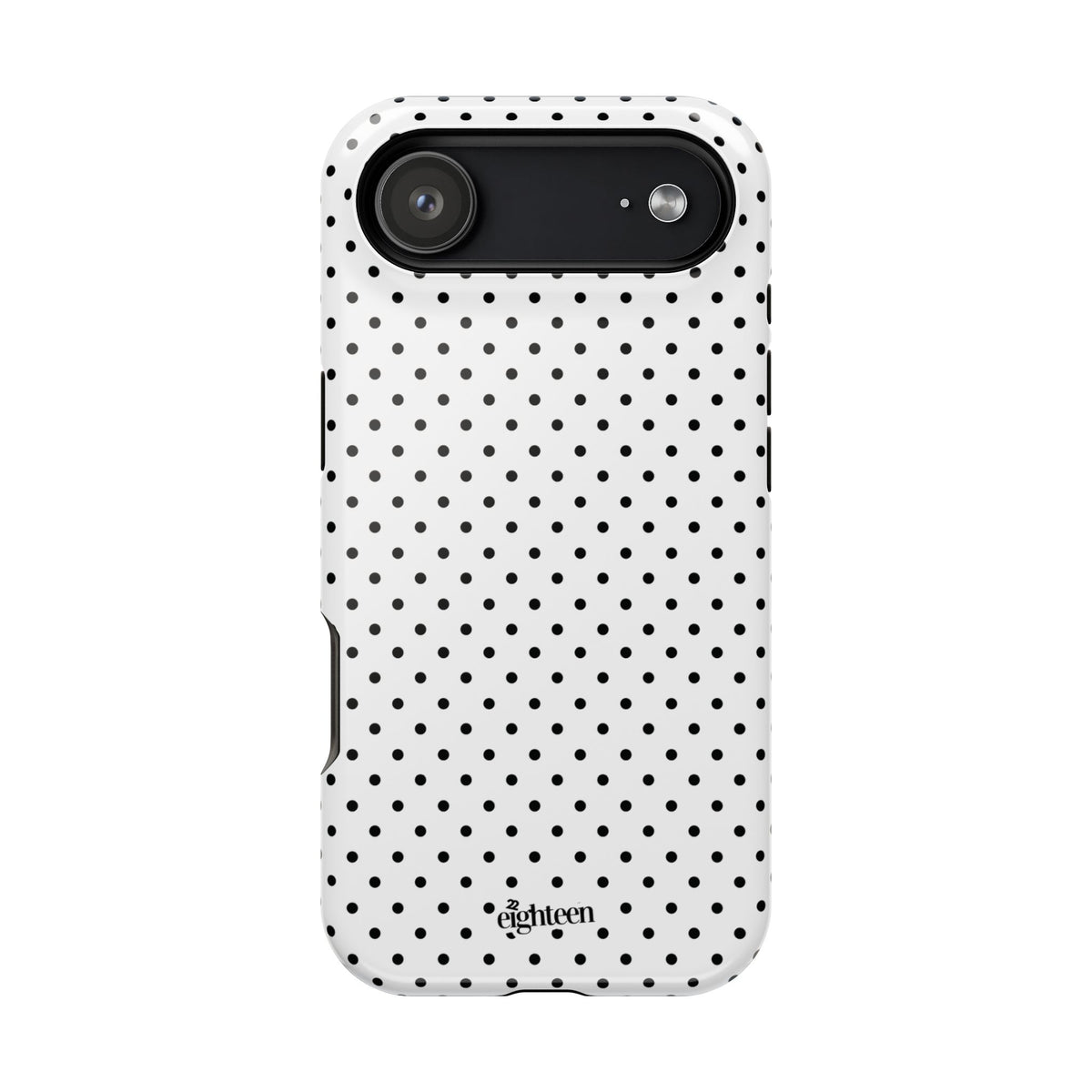 White Dotty MagSafe Phone Case