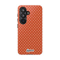 Harvest Orange Dotty Tough Phone Case