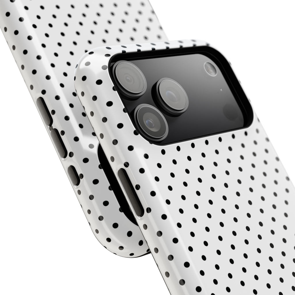 White Dotty MagSafe Phone Case