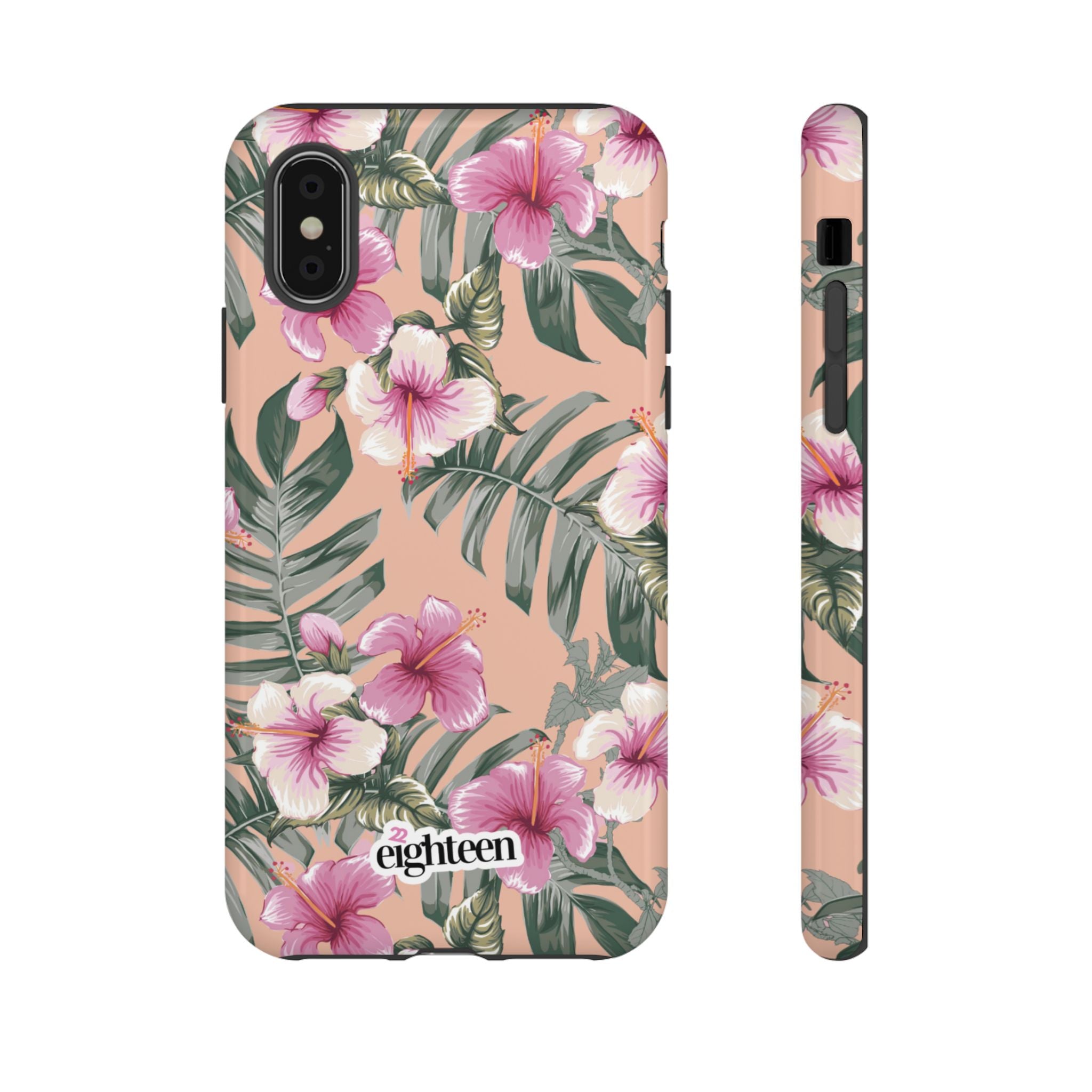 Hibiscus Haze Tough Phone Case