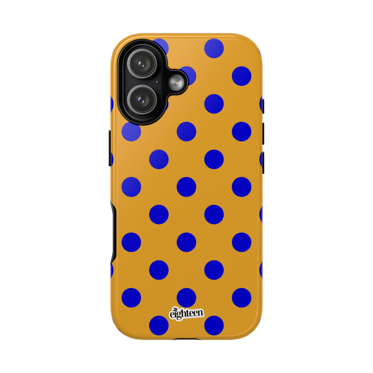 Royal Blue & Gold Dot Theory Phone Case
