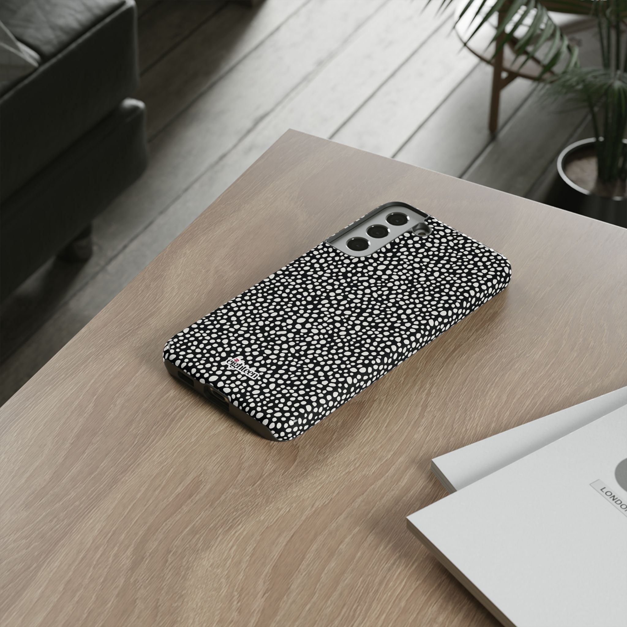 White Noise Tough Phone Case