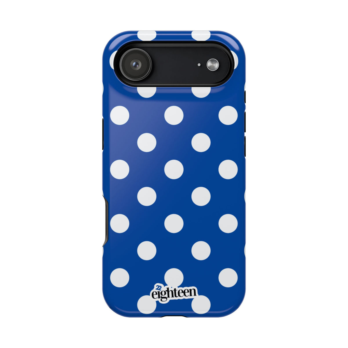 Royal Blue & White Dot Theory MagSafe Phone Case