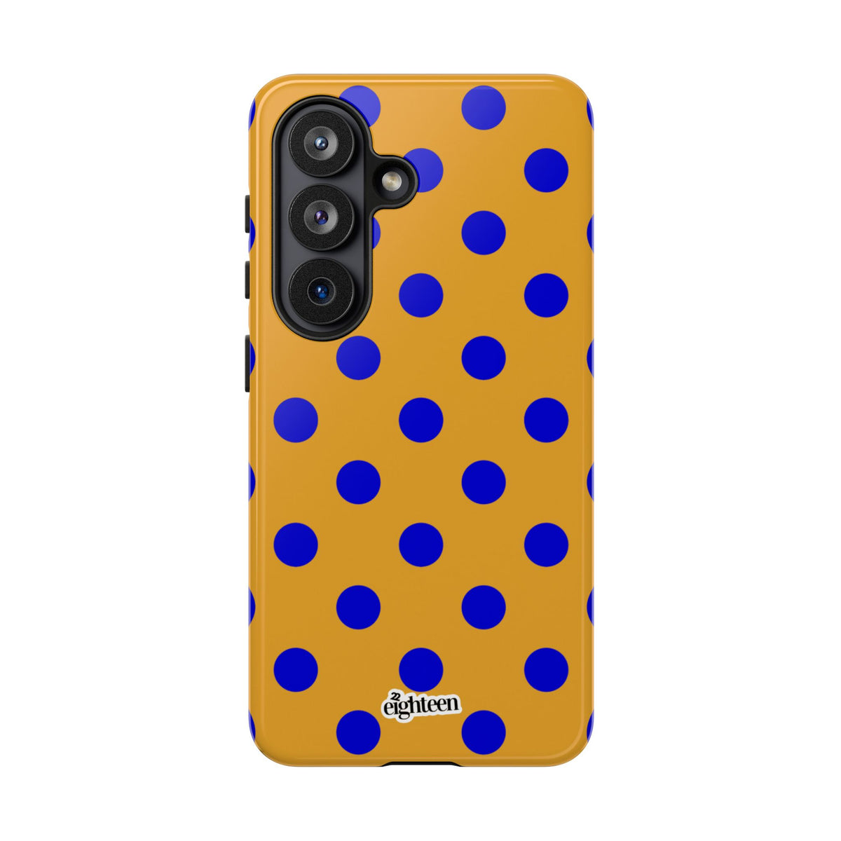 Royal Blue & Gold Dot Theory Phone Case